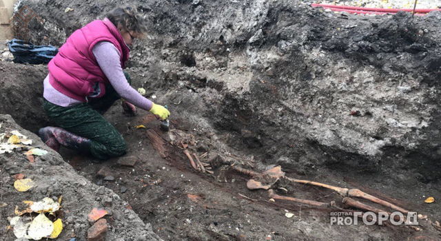 Один из скелетов монахинь. Фото «ПроГород Чебоксары».